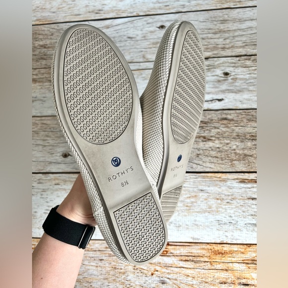 Rothy’s Linen Double Stitch Loafers, Size 8.5 - Picture 10 of 14